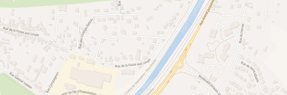 Plan du 73 Rue de la Fosse aux Loups à Nevers