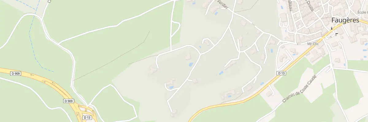 Plan du 657 Moulin de Verdier à Faugères