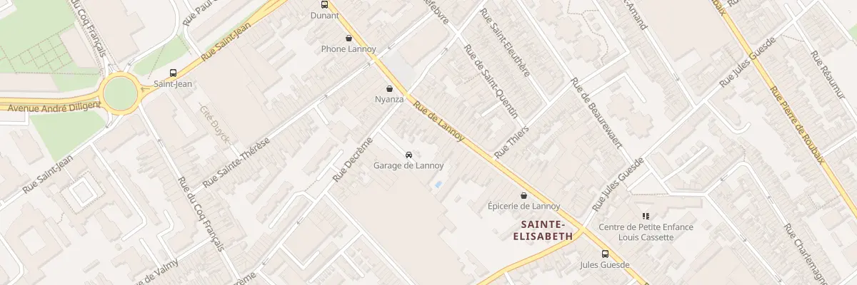 Plan du 154 Rue de Lannoy à Roubaix