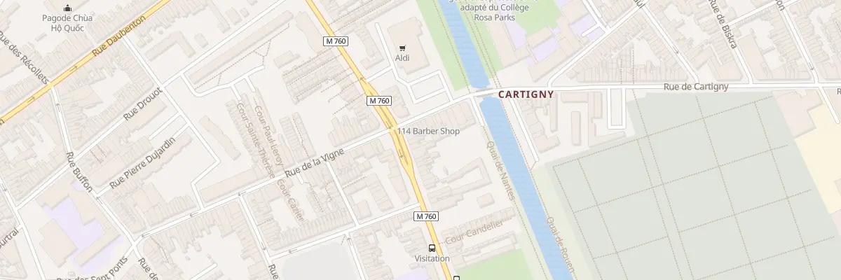 Plan du 238 Bd de Strasbourg à Roubaix