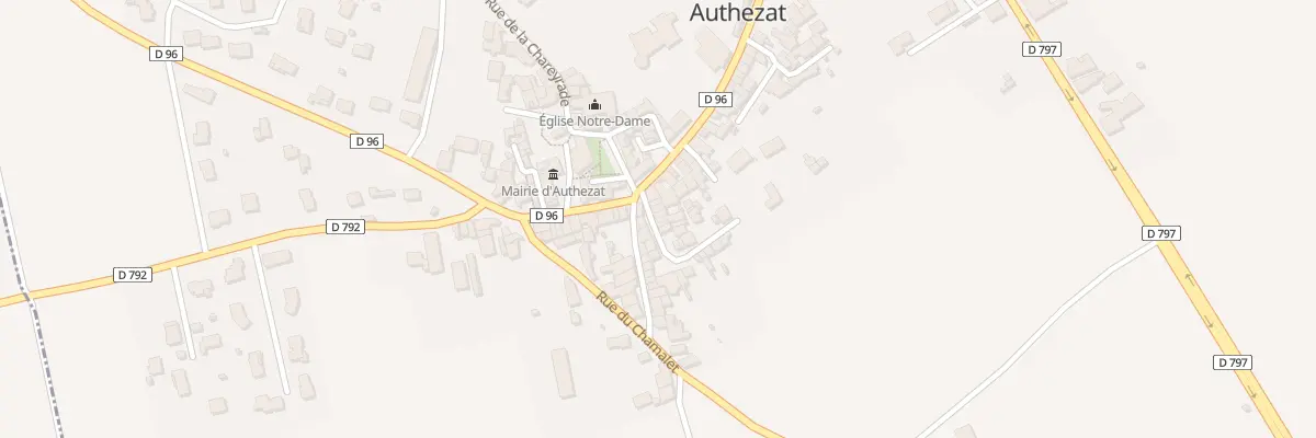 Plan du 5 Rue de la Fontaine St Mathieu à Authezat