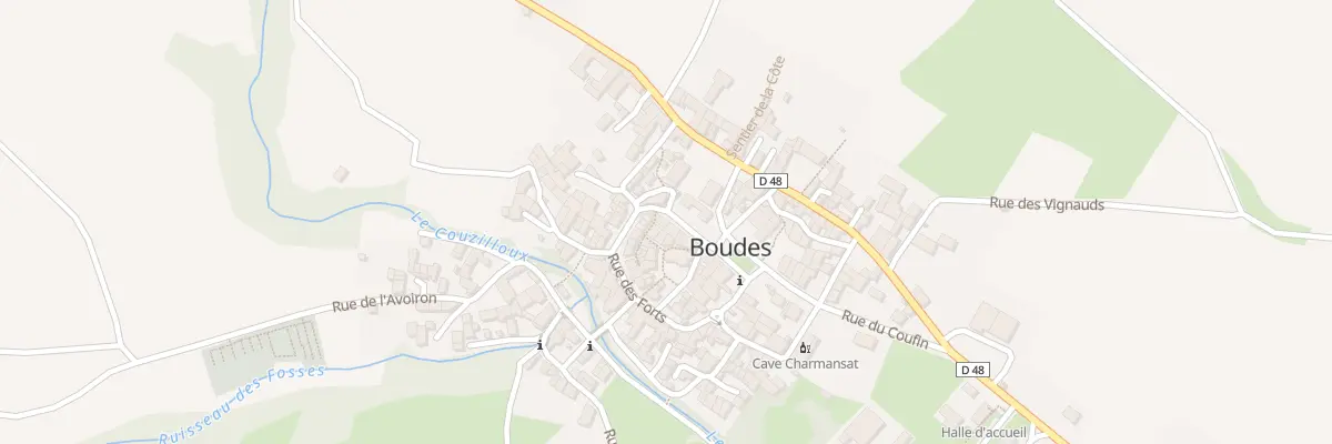 Plan du 9008 Pl de la Mairie à Boudes
