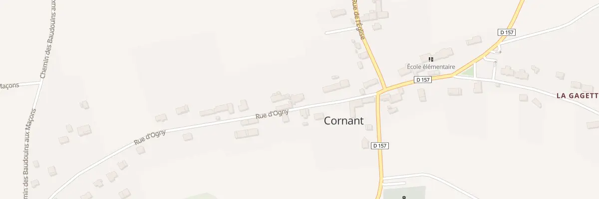 Plan du 6 Rue d’Ogny à Cornant