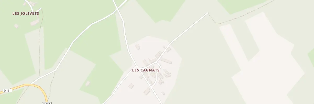 Plan du 97 Les Cagnats à Moutiers-en-Puisaye