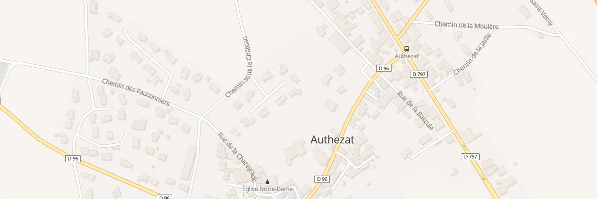 Plan du 4 Che sous le Château à Authezat