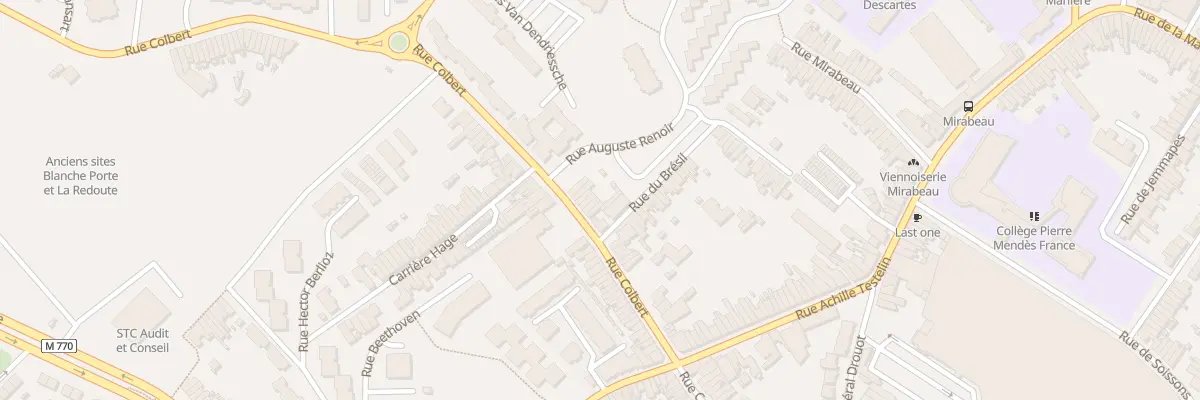 Plan du 333 Rue Colbert à Tourcoing