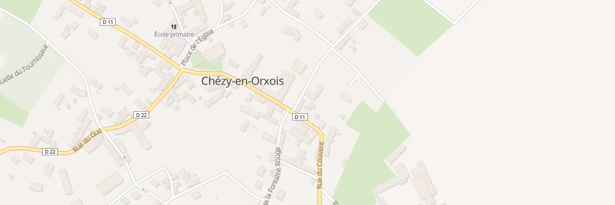 Plan du 4 Rue de la Muzarde à Chézy-en-Orxois