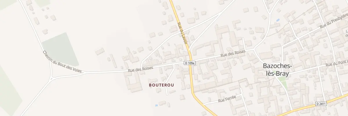Plan du 20 Rue des Roises à Bazoches-lès-Bray