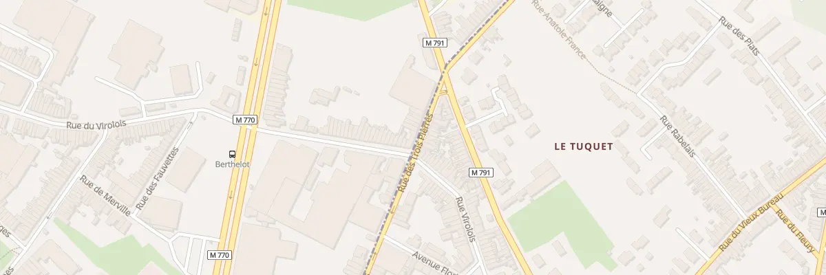 Plan du 293 Rue du Virolois à Tourcoing
