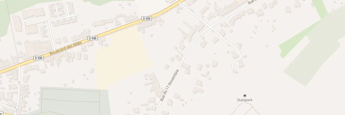 Plan du 55 Rue du Onze Novembre à Flines-lez-Raches