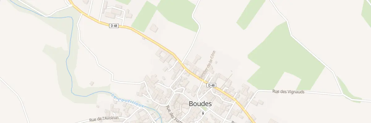 Plan du 9006 Rte de Dauzat à Boudes