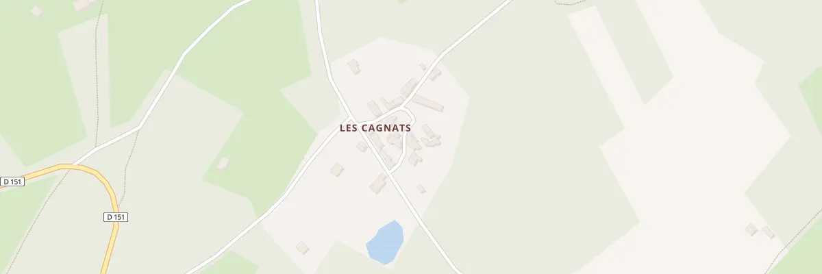 Plan du 91 Les Cagnats à Moutiers-en-Puisaye