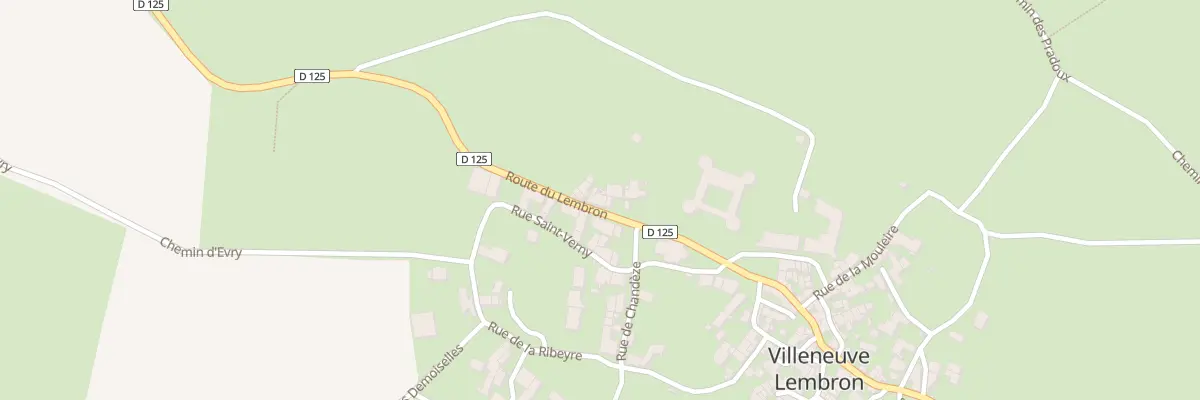 Plan du 9006 Rte de Lembron à Villeneuve