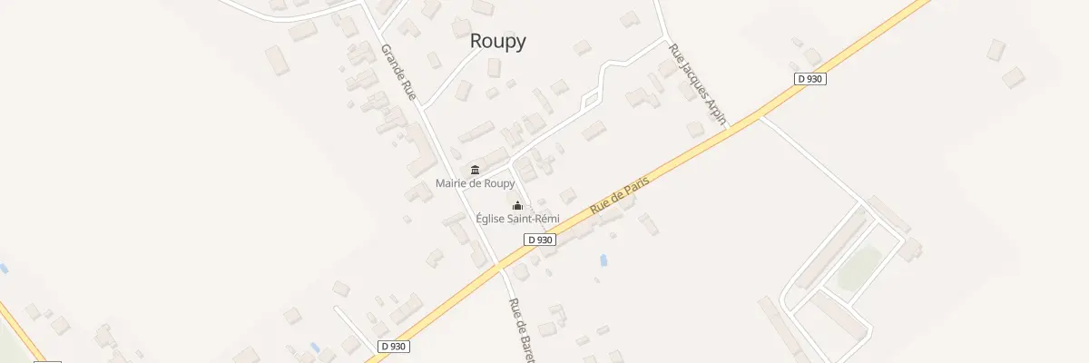 Plan du 65 Pl de la Mairie à Roupy