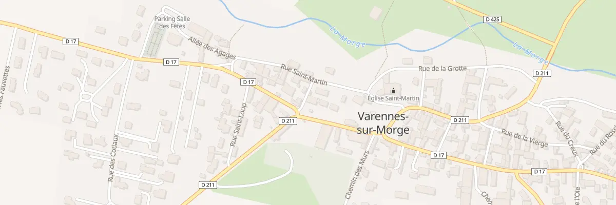 Plan du 3 Rue du Maréchal à Varennes-sur-Morge