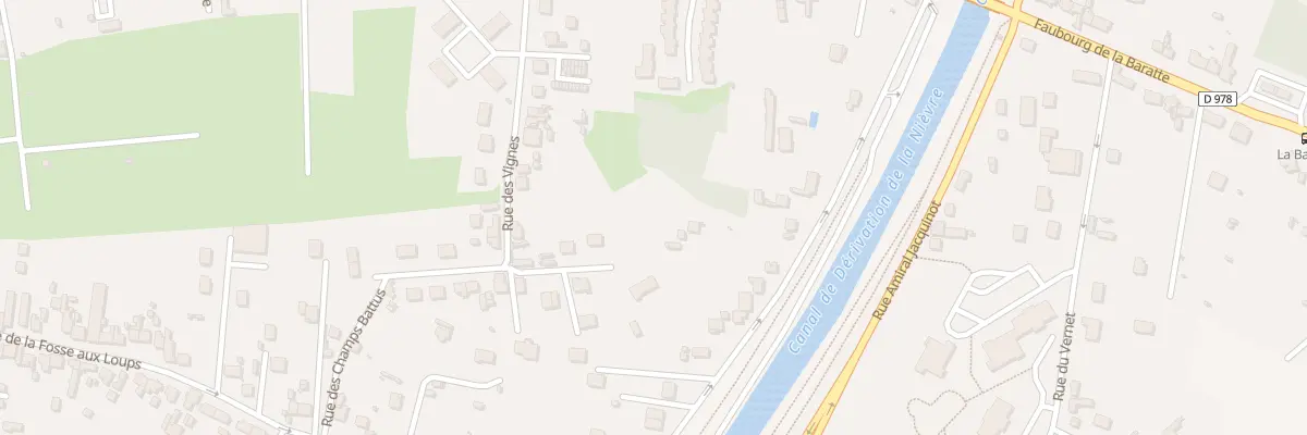 Plan du 93 Rue de la Fosse aux Loups à Nevers