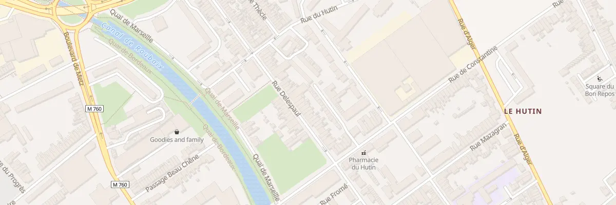 Plan du 176 Rue Delespaul à Roubaix