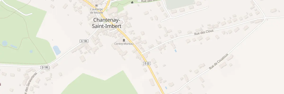 Plan du 16 Rue de la Poste à Chantenay-Saint-Imbert