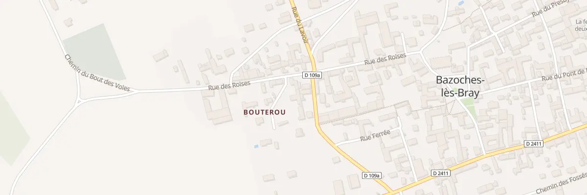 Plan du 19 Rue des Roises à Bazoches-lès-Bray