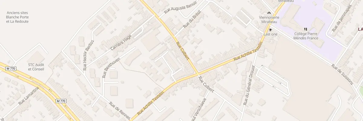 Plan du 374 Rue Colbert à Tourcoing