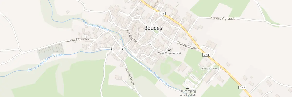 Plan du 9016 Rue des Forts à Boudes