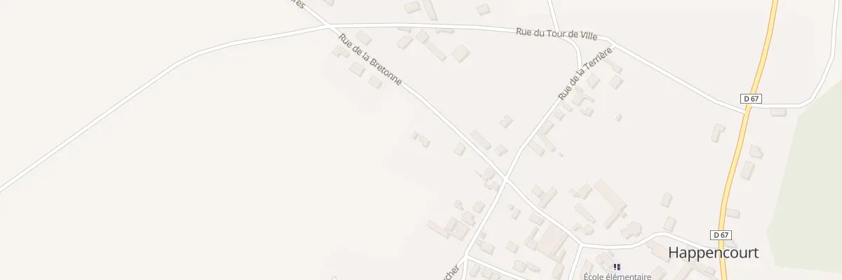 Plan du 9 Rue de la Bretonne à Happencourt