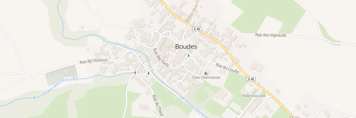 Plan du 9020 Rue des Forts à Boudes