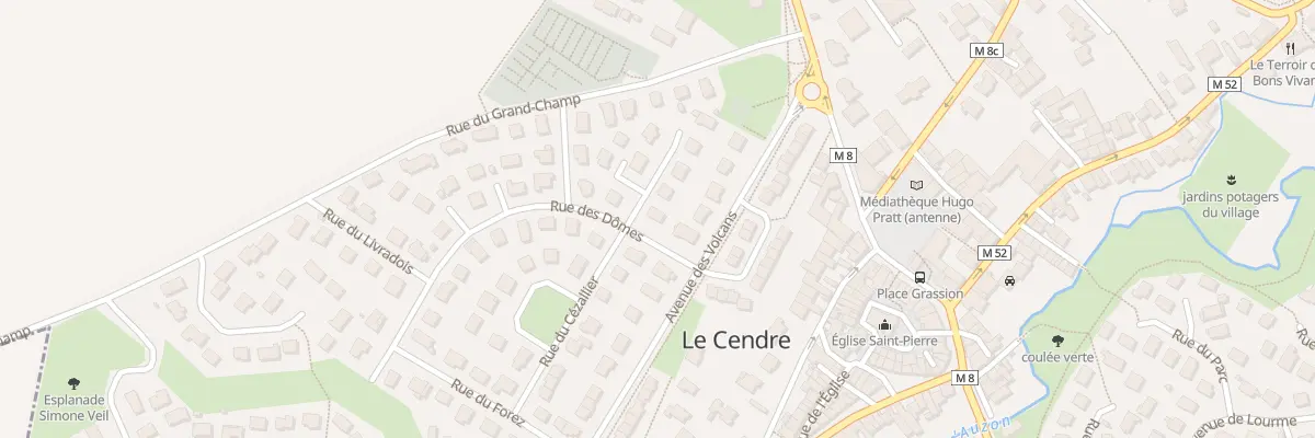 Plan du 4 Rue des Dômes au Cendre