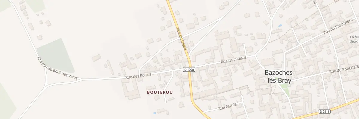 Plan du 16 Rue des Roises à Bazoches-lès-Bray
