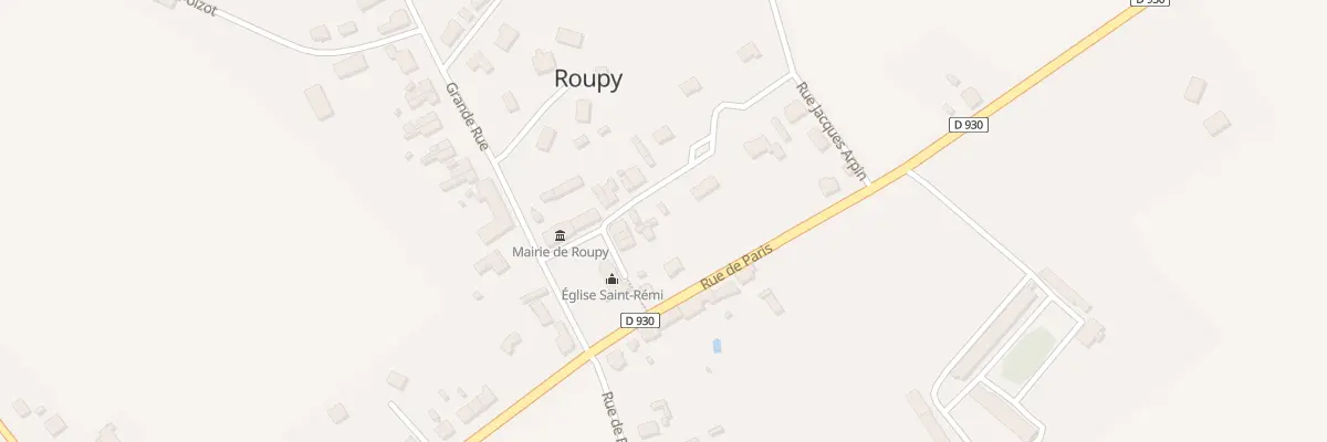 Plan du 59 Pl de la Mairie à Roupy