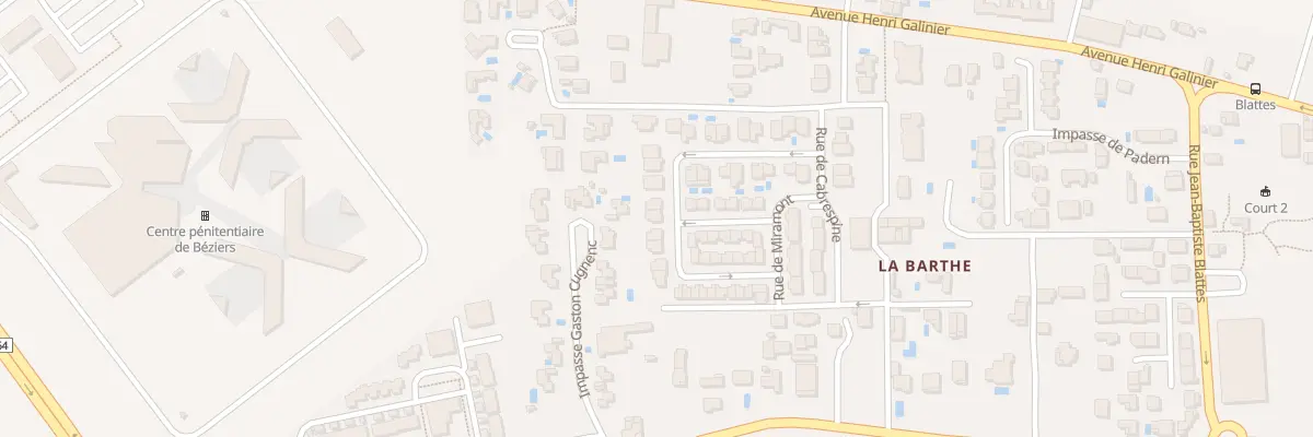 Plan du 166 Rue de Tautavel à Béziers