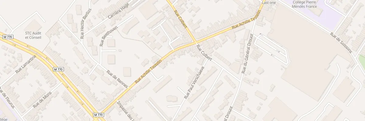 Plan du 118 Rue Achille Testelin à Tourcoing