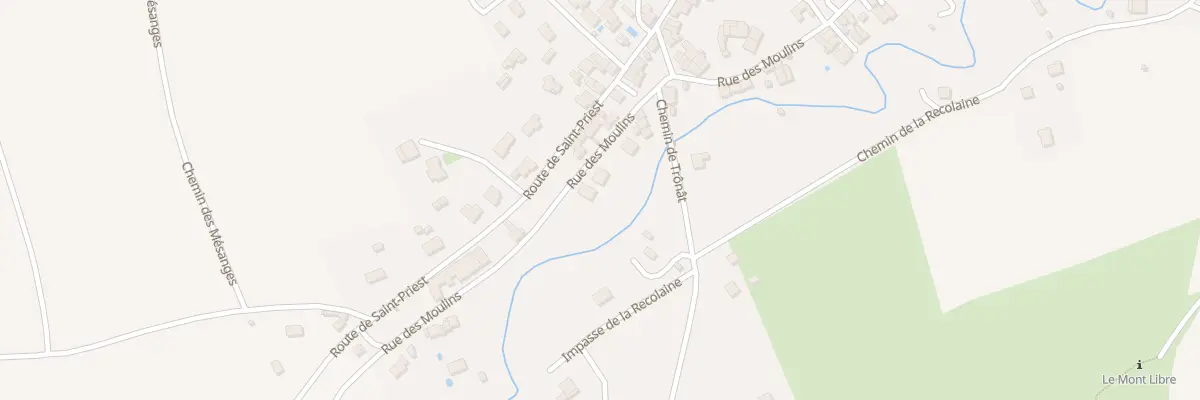 Plan du 79 Rue des Moulins à Gannat