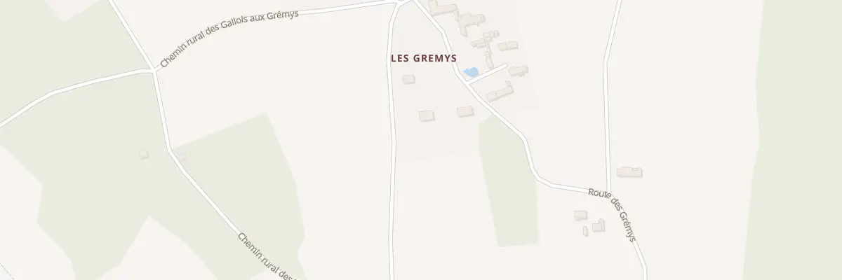Plan du 2 Les Gremys à Cornant