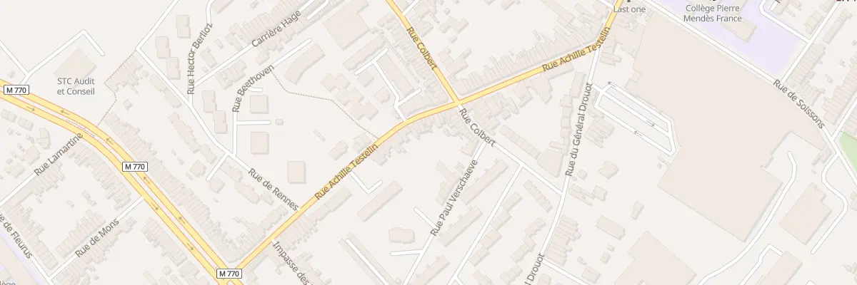 Plan du 120 Rue Achille Testelin à Tourcoing