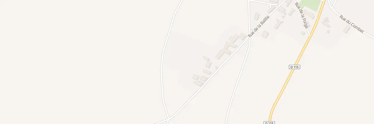 Plan du 22 Rue de la Baillie à Ussel-d’Allier