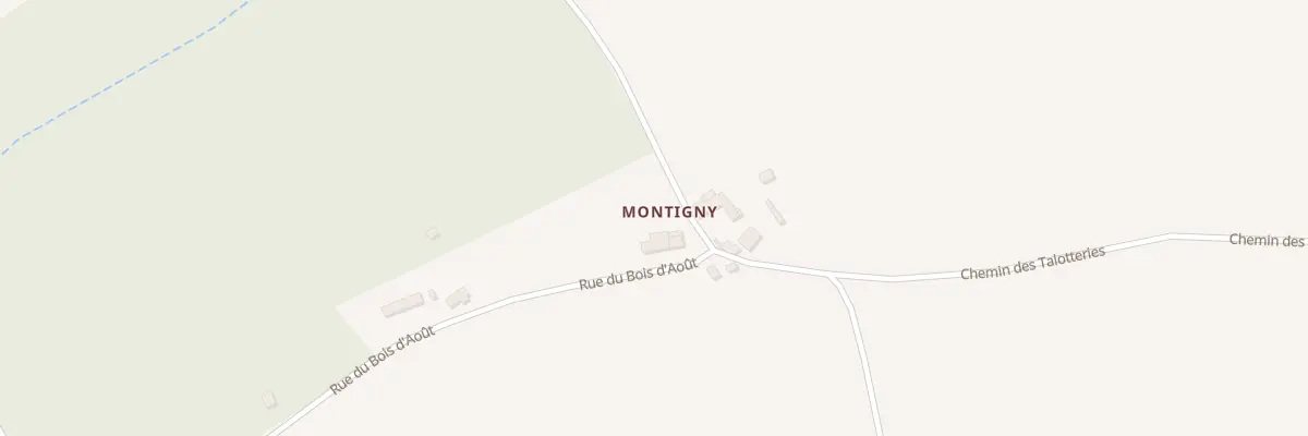 Plan du 12 Rue du Bois d’Août à Égriselles-le-Bocage