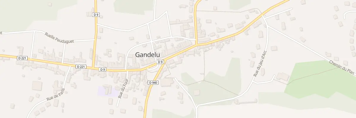 Plan du 5 Gr Grande Rue à Gandelu