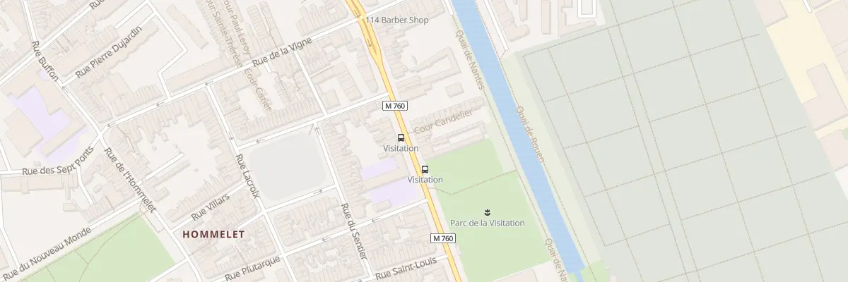 Plan du 186 Bd de Strasbourg à Roubaix