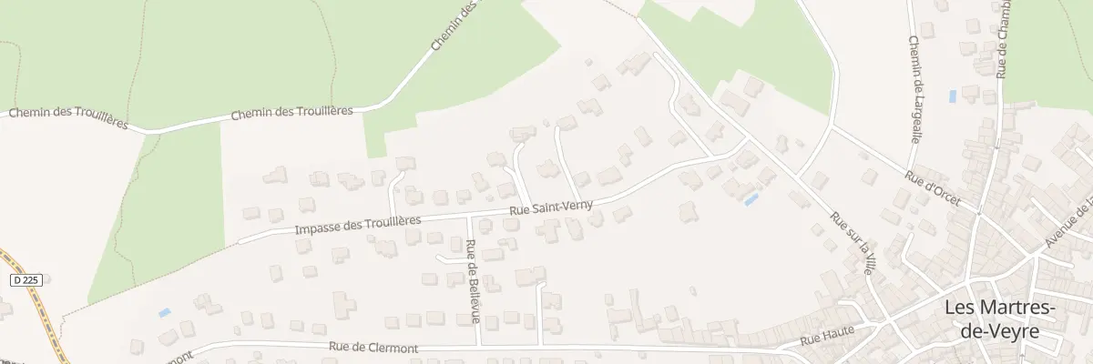 Plan du 101 Rue Saint Verny aux Martres-de-Veyre