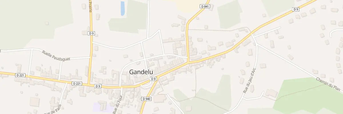 Plan du 2 Rue de l’Hôtel-Dieu à Gandelu