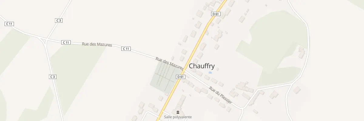 Plan du 28 Rue de la Mairie à Chauffry