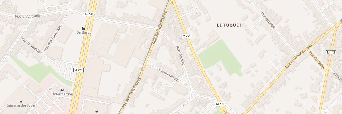Plan du 21 Rue du Virolois à Wattrelos