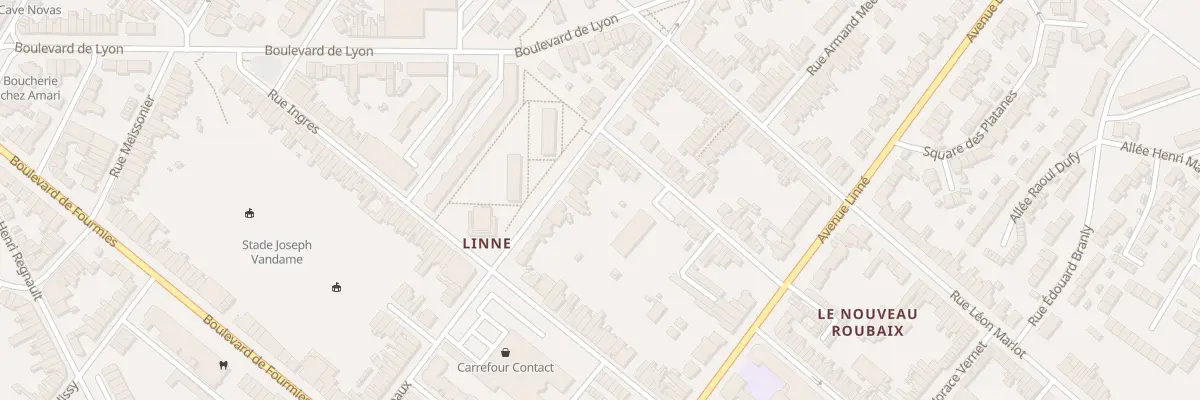 Plan du 31B Rue Carpeaux à Roubaix