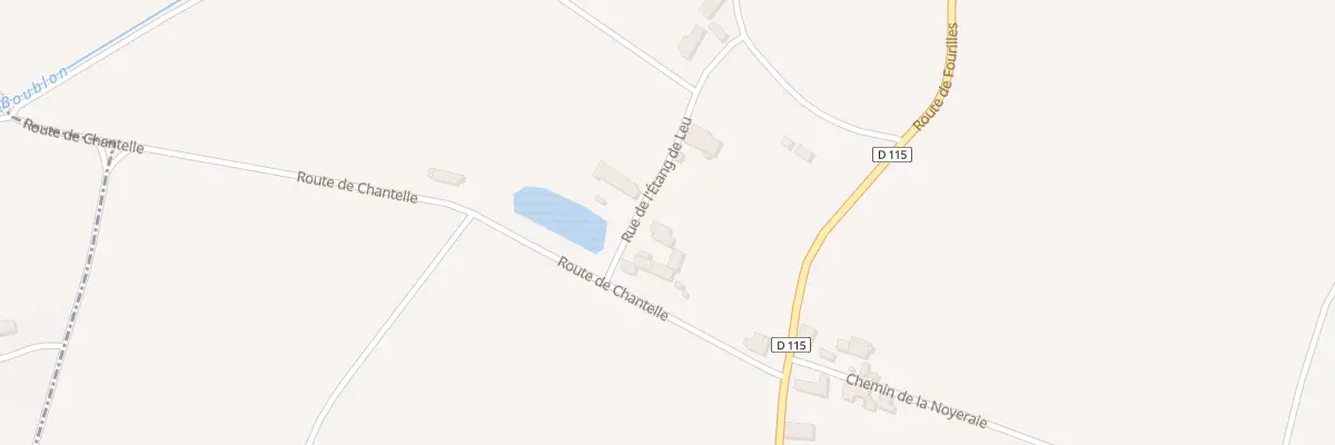 Plan du 4 Rue de l’Etang de Leu à Ussel-d’Allier