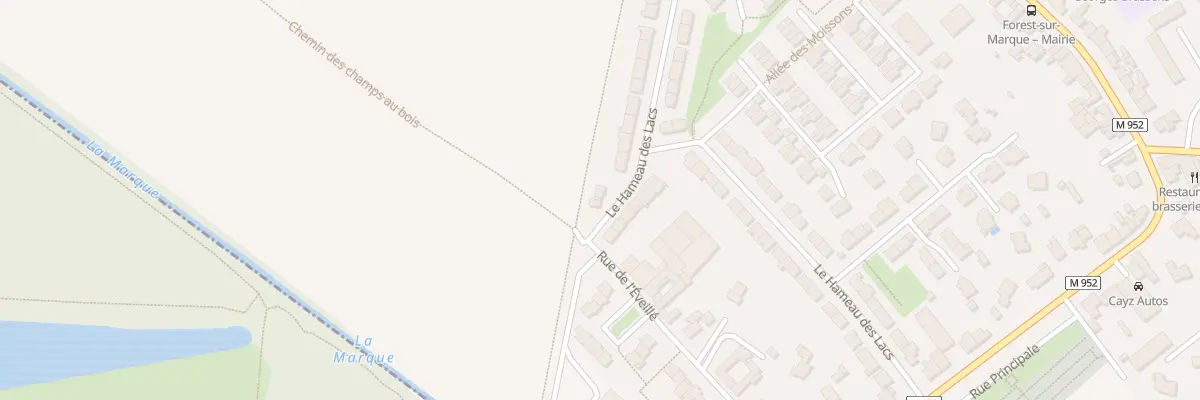 Plan du 26 Rue de l’Éveille à Forest-sur-Marque