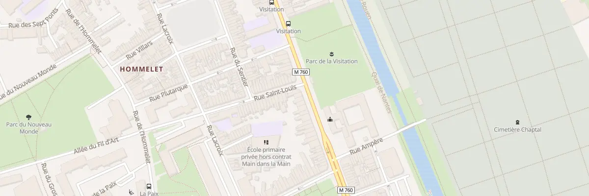 Plan du 137 Bd de Strasbourg à Roubaix