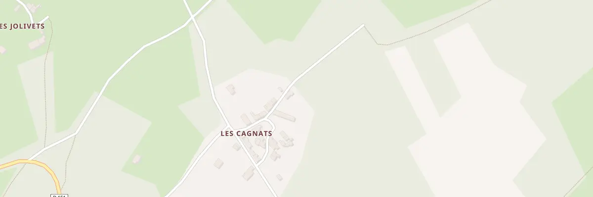 Plan du 96 Les Cagnats à Moutiers-en-Puisaye