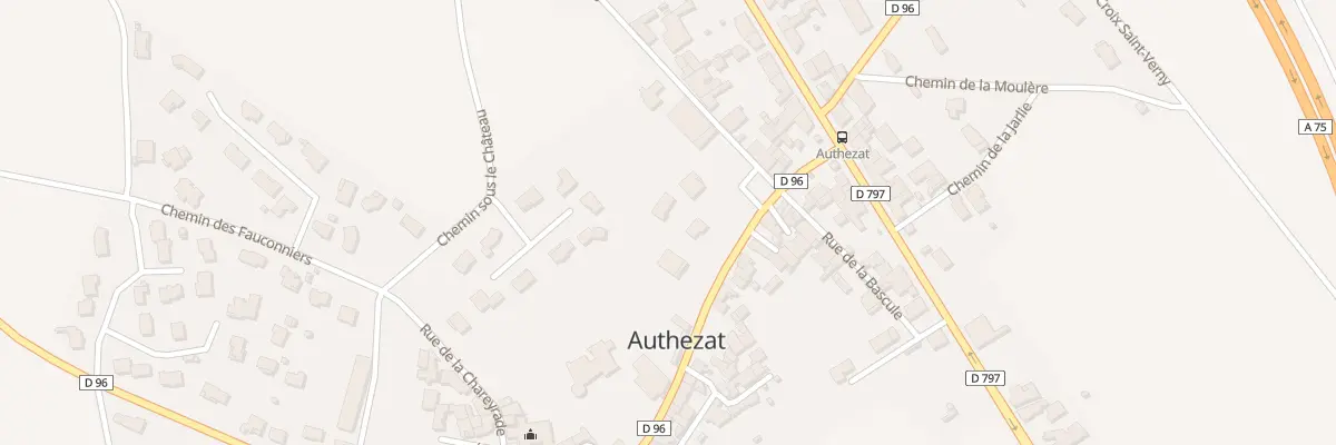 Plan du 23 Rue Guyot Dessaigne à Authezat
