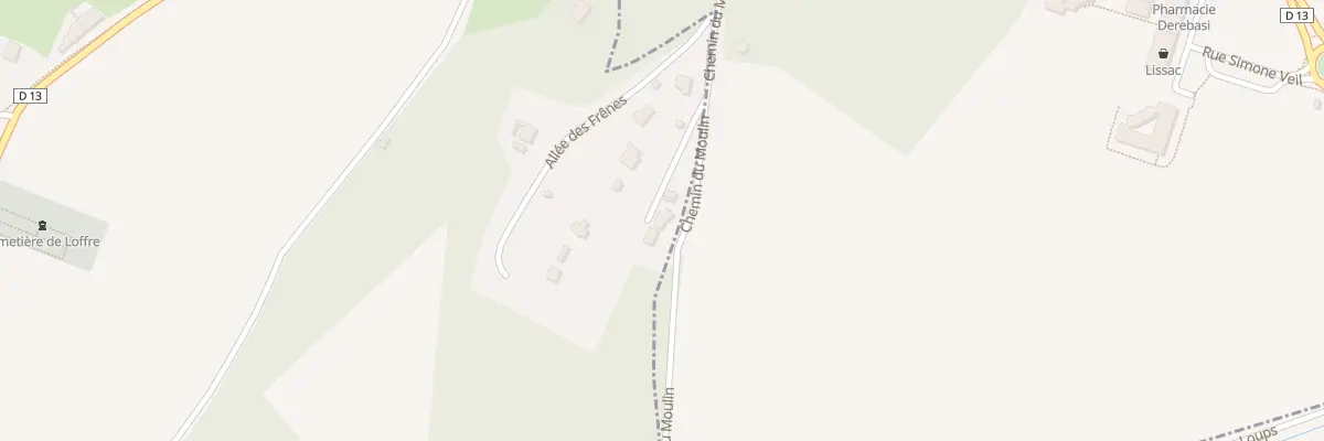 Plan du 143 Che du Moulin à Loffre